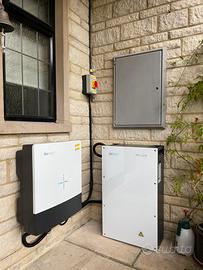 Impianto fotovoltaico 15kw kit 8kw off grid litio