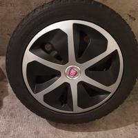 4 cerchi e copricerchi fiat 500 15 pollici