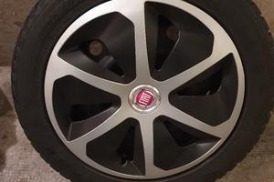 4 cerchi e copricerchi fiat 500 15 pollici