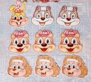 Nove Maschere a forma di Animali degli anni 70