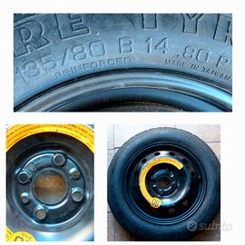 ruotino di scorta auto 4 fori 
