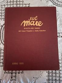 Vintage sul mare 1931 Lloyd Triestino Cosulich