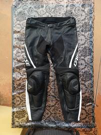 pantaloni moto 56 dainese in pelle sport