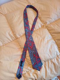 Cravatta vintage fantasia Liberty of London Dunhil