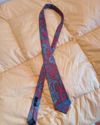 Cravatta vintage fantasia Liberty of London Dunhil