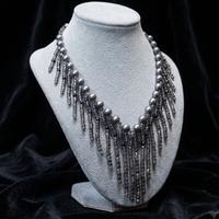 Collana Vintage Nera Neo gotico artigianale