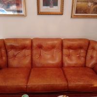DIVANO e POLTRONE IN PELLE