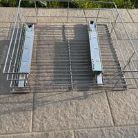 Cassetto in acciaio per mobile