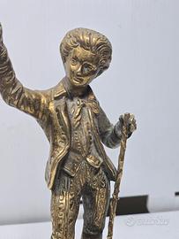 scultura bronzo "giovane Beethoven "Crescent brass