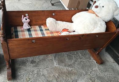 culla vintage legno 