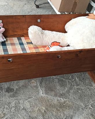 culla vintage legno 