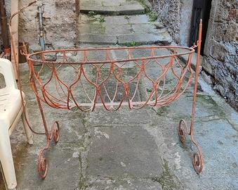 Culla in ferro battuto