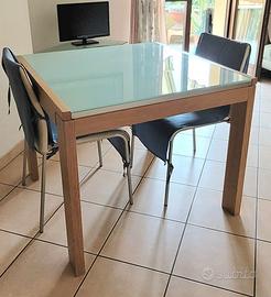 tavolo 100x100 allungabile Callegaris