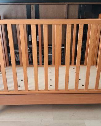 Lettino Foppapedretti Coccolo Legno con ruote