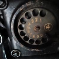 telefono tedesco in metallo fuso seconda guerra