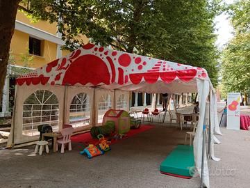 GAZEBO ESTENSIBILE CIRCO - 8x4m