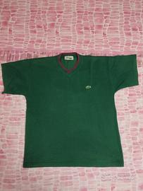 t-shirt Chemise Lacoste vintage anni 70/80