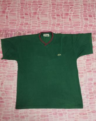 t-shirt Chemise Lacoste vintage anni 70/80
