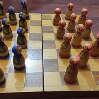 Scacchiera artigianale russa