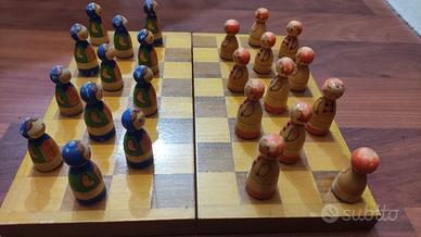 Scacchiera artigianale russa