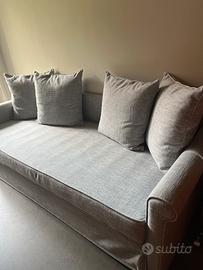 Divano letto grigio Moroni Gomma