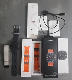 Samsung watch ultra 2024 nero/arancione LTE /4G
