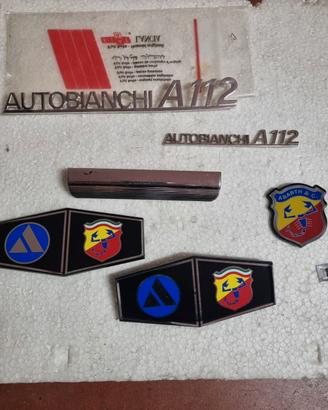 A112 abarth prima serie kit targhette