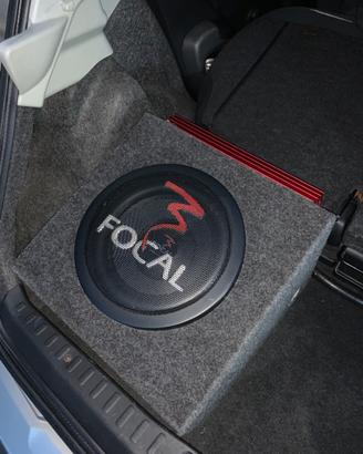 Subwoofer Focal 27A e Amplificatore Sony Xplod