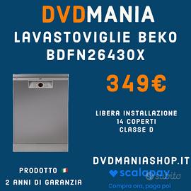 Lavastoviglie Beko BDFN26430X