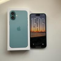 Iphone 16 plus 128gb verde acqua