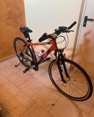 BICI MTB KTM LIFE TRACK  MET BLACK (ORANGE)