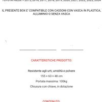 Box portaoggetti per cassone toyota hilux revo 