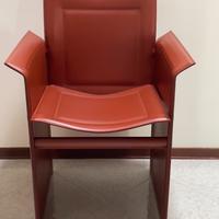 Poltroncina in cuoio