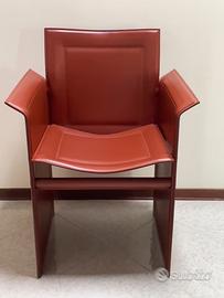 Poltroncina in cuoio