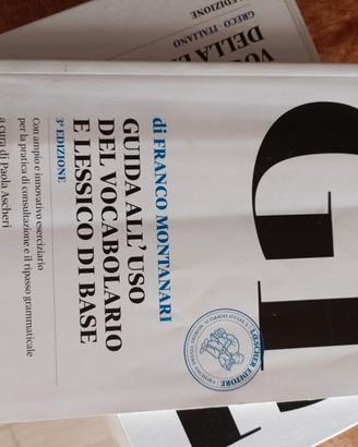 DIZIONARIO GI VOCABOLARIO di GRECO ANTICO-ITALIO