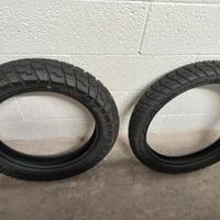 Gomme usate 100/90 19" e 120/90 17"