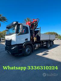 IVECO X-WAY 400 6X2 NUOVO DA IMM. CON FASSI 255 + 