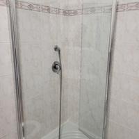 Vetro Doccia con Barra di Fissaggio