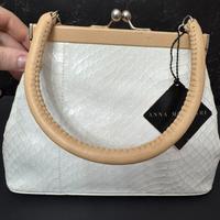 Borsa vintage ANNA MOLINARI BIANCA VINTAGE