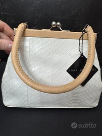 Borsa vintage ANNA MOLINARI BIANCA VINTAGE