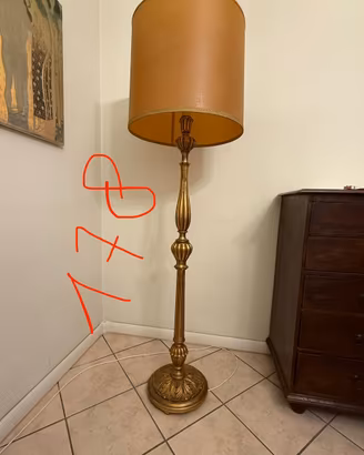 Lampada da terra vintage