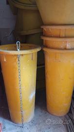 Tubi scarico materiale edile e tramogge