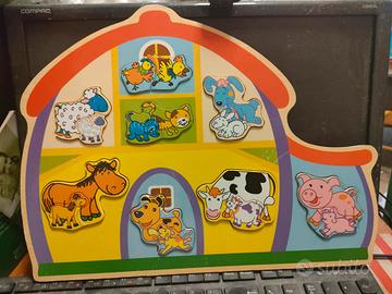 GIOCO PUZZLE ANIMALI PER BAMBINI