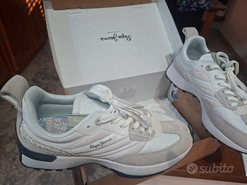 SCARPE PEPE JEANS TG. 40 BIANCO 