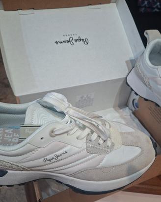 SCARPE PEPE JEANS TG. 40 BIANCO 