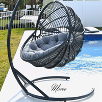 Poltrona sospesa in rattan sintetino MAROO