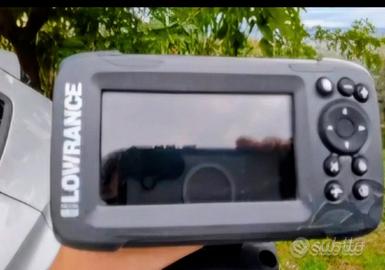 ecoscandaglio Lorenz con trasduttore e batteria