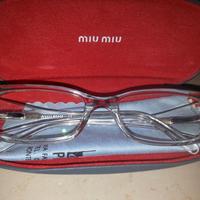 Occhiali da riposo Miu Miu con lenti anti riflesso