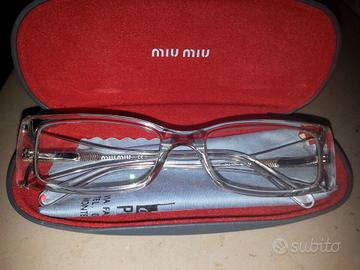 Occhiali da riposo Miu Miu con lenti anti riflesso