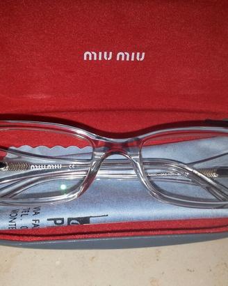 Occhiali da riposo Miu Miu con lenti anti riflesso